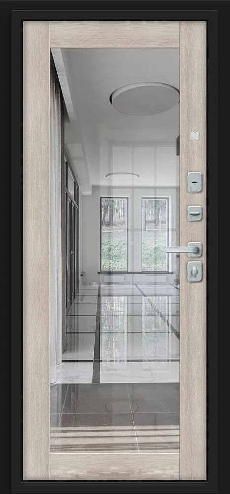 Товар Дверь Флэт/BChrome Almon/Cappuccino Melinga BR6169