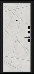 Дверь Браво Граффити-5/SBlack Букле черное/Look Art DIS007411 фото