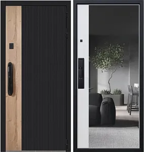 Товар Дверь Конструктор» с зеркалом и  биометрическим замком Smart lock DZ 888 DIS007242
