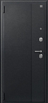 Дверь A-01 черный сатин - лиственница тёмная DIS007327 фото